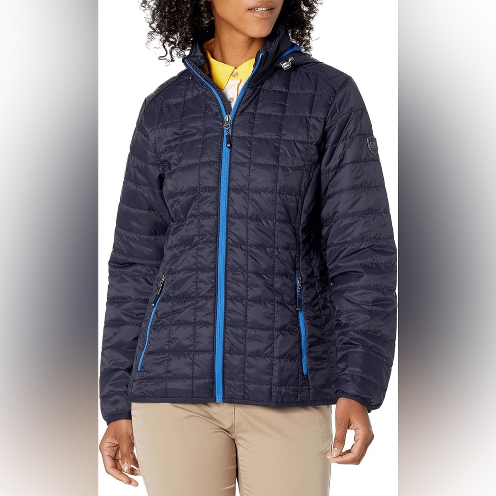 Cutter & Buck Rainier Primaloft Eco Blue  lightweight puffer jacket L